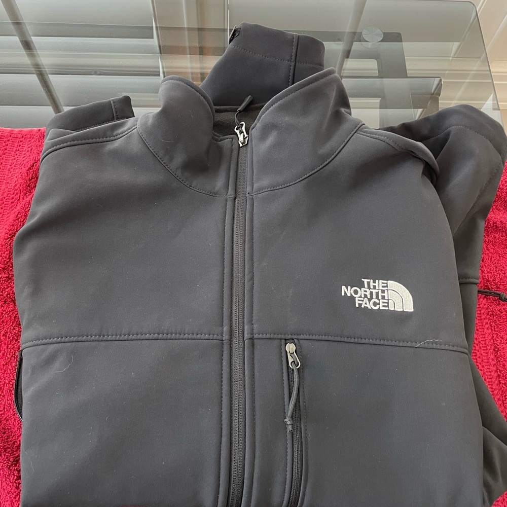 Mens The North face full zip fleece lined jacket like new